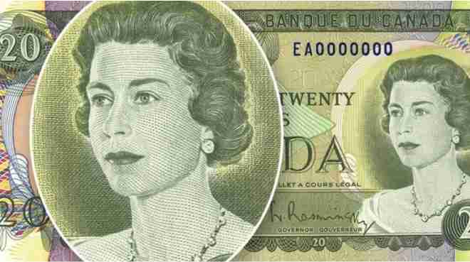 will queen elizabeth ii still appear on the canadian dollar