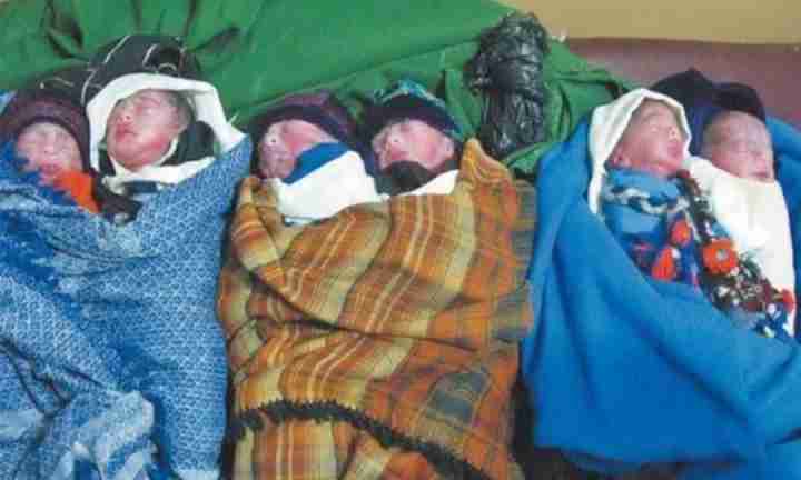 all 6 children born at the same time in karachi died