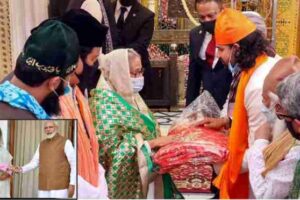 bangladesh prime minister sheikh hasina recited fatiha at the shrine of hazrat nizamuddin auliya