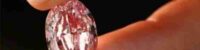 lucky symbol fortune pink diamond up for auction