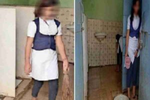 students see cleaning toilet in mp school investigation ordered