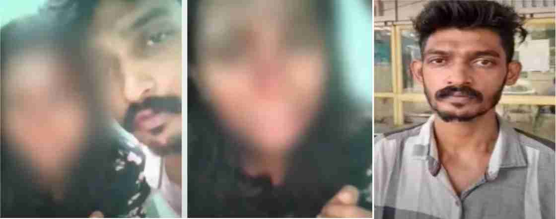 kerala man beating wife