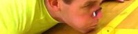 a man in america set a world record by blowing a pea the longest distance