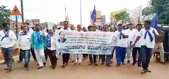 dalit organizations protest against permission of rss camp in government school