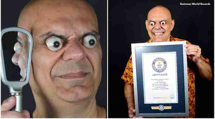 guinness world records brazilian man sidney de carvalho mesquita set guinness world record for farthest eyeball pop