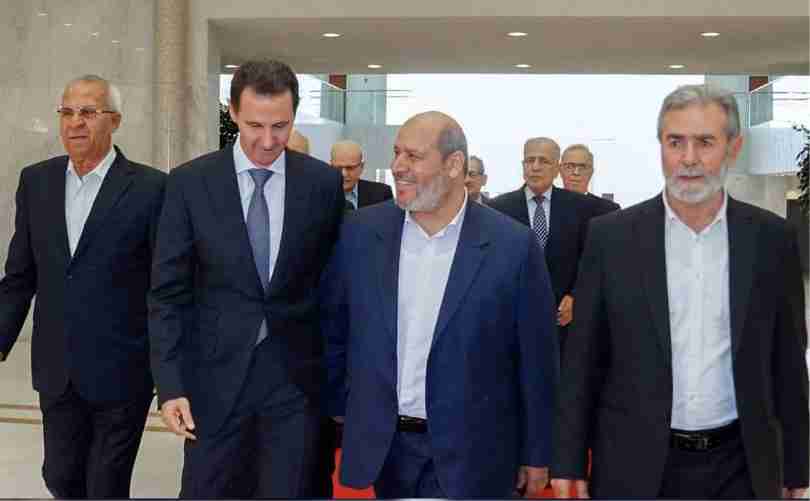 hamas meeting with bashar al assad restoring relations with syria after 10 years