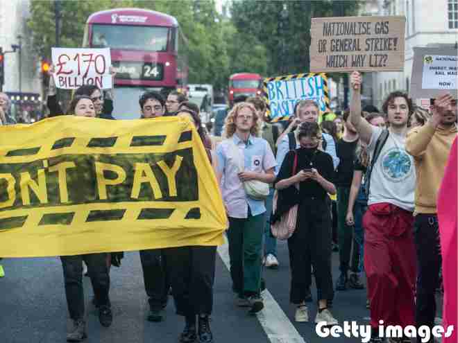 rallied in london birmingham manchester uk