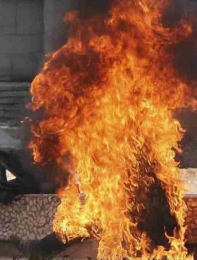 suicide set fire egypt news