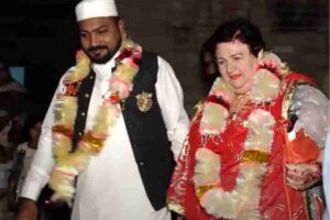 83 years old polish woman came to pakistan to marry 28 year old auto mechanic