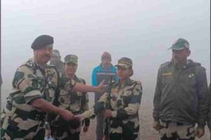 bravery of bsf woman officer, shot down pak drone