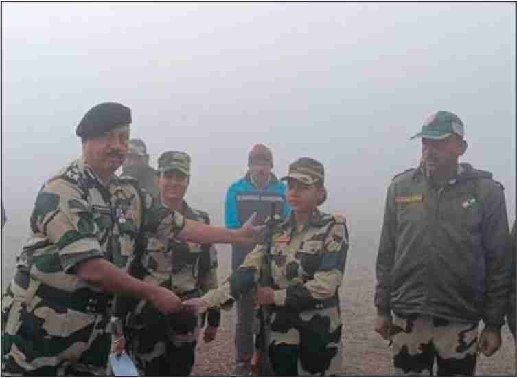 bravery of bsf woman officer, shot down pak drone