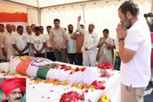bharat jodo yatra congress leader krishnakant pandey dies of heart attack