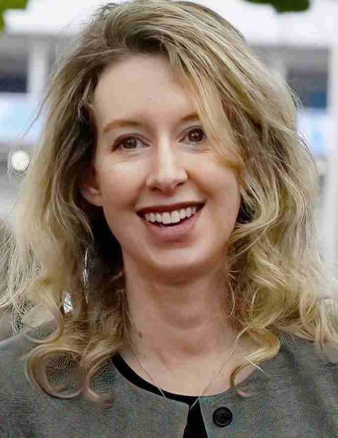 female billionaire american woman elizabeth holmes
