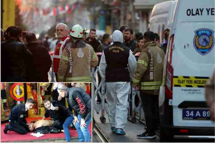 six killed 53 injured in explosion in central istanbul