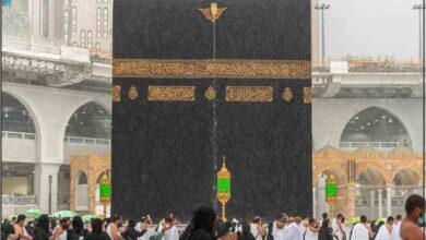 masjid al haram rain