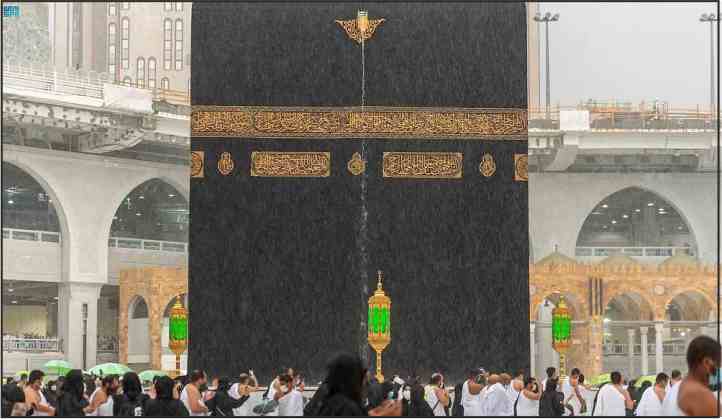 masjid al haram rain