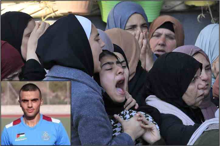 palestinian football player ahmad daraghmeh martyred in israeli army terrorism