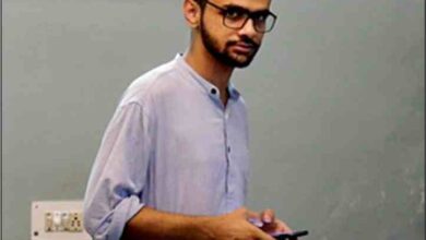 umar khalid came out of tihar jail to attend his sister wedding