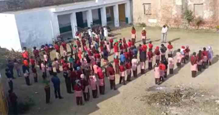 a case was registered against two teachers of a government school in bareilly for offering prayers according to islamic rituals