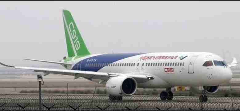 first flight of china indigenously developed commercial aircraft