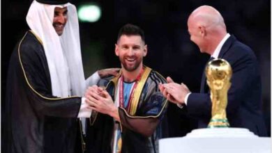 inappropriate reaction of the western media on the emir of qatar giving special honor to lionel messi