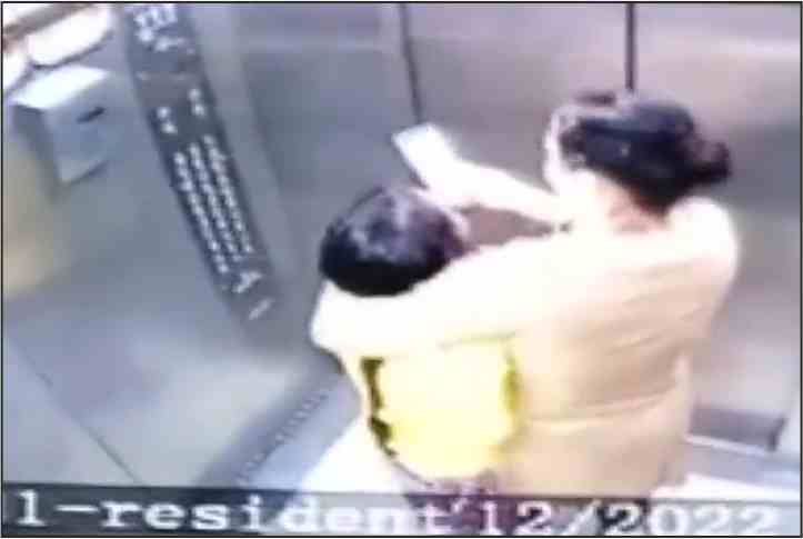 noida housing society casee domestic helper women beaten by a lady owner