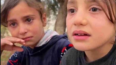 the syrian girl telling the hardships of hunger and cold made others cry too