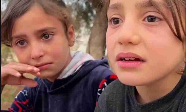 the syrian girl telling the hardships of hunger and cold made others cry too