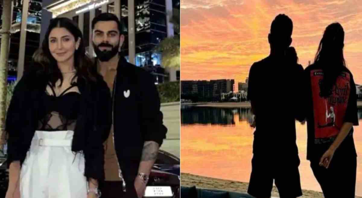 virat kohli and anushka sharma arrived in dubai to attend the new year celebrations