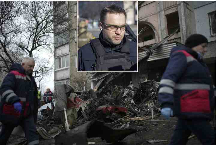 18 people including the ukrainian interior minister died in a helicopter crash
