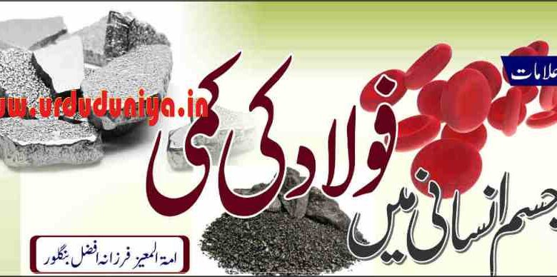 iron deficiency in the human body