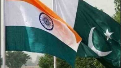 india pak flag