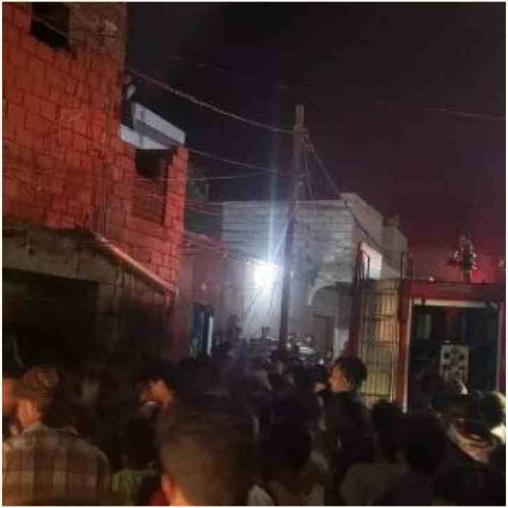 a mother died along with her four children due to gas cylinder explosion in yemen