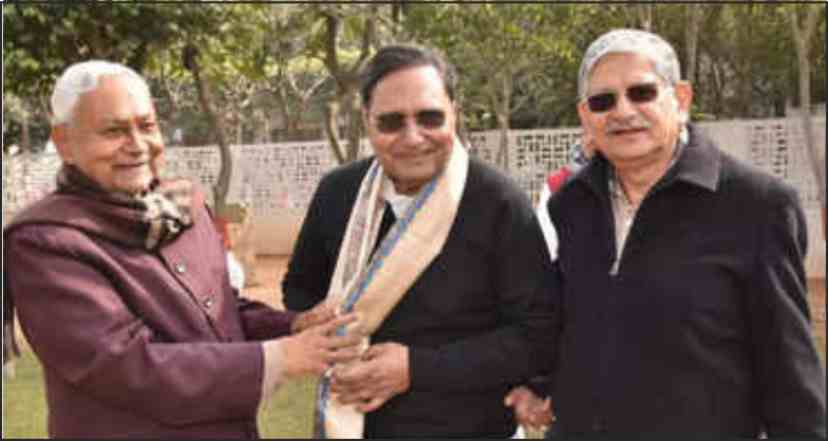 bjp got a huge shock former state vice president rajeev ranjan joined jdu