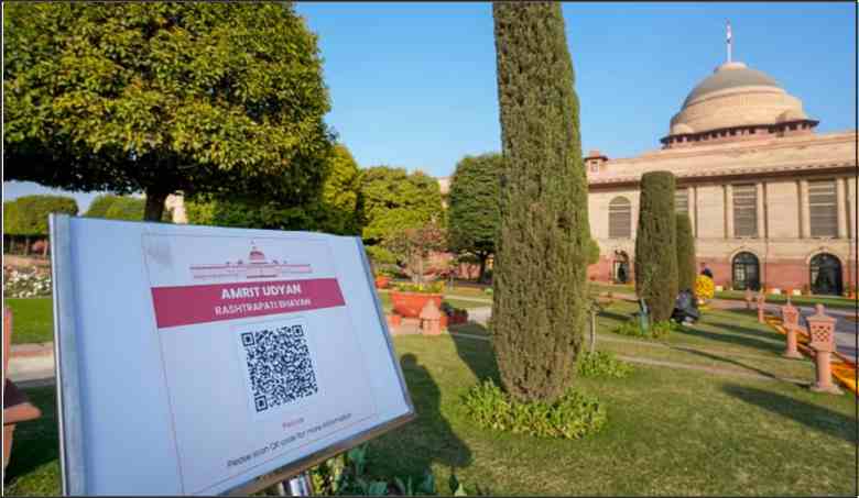 historical mughal garden renamed in rashtrapati bhawan this historic garden will now be known as amrit udyan