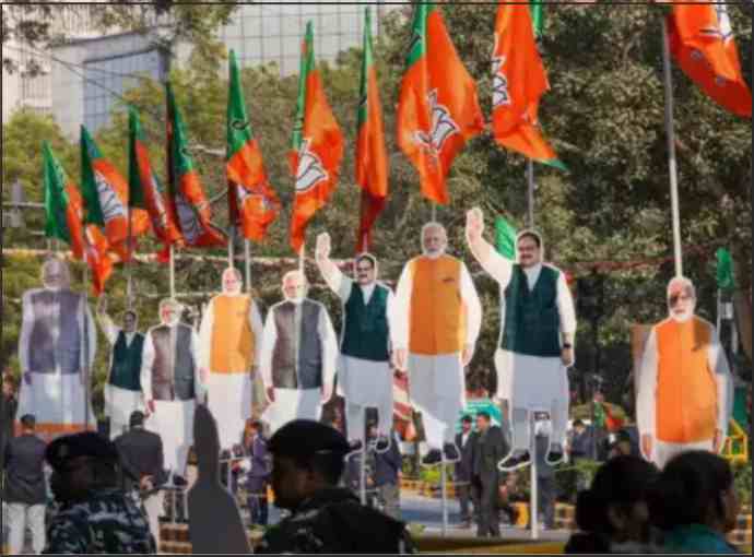 opposition parties are raising questions on pm modis mega road show in the national capital delhi