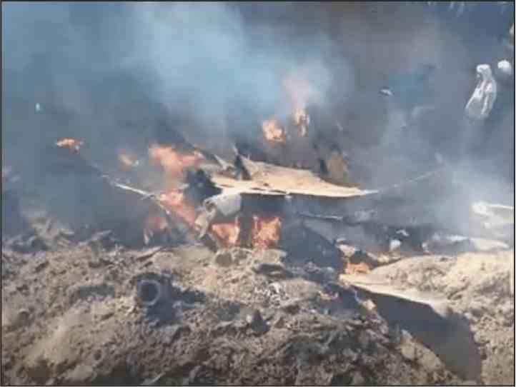 rajasthan chartered plane crashes in bharatpur