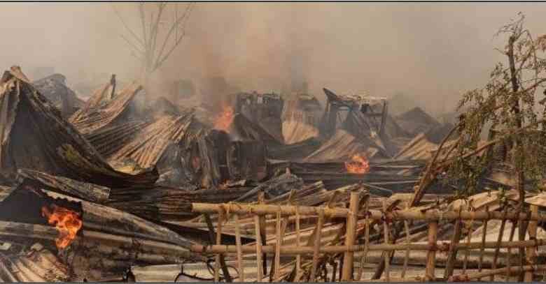 severe fire in gurugram around 150 shanties destroyed