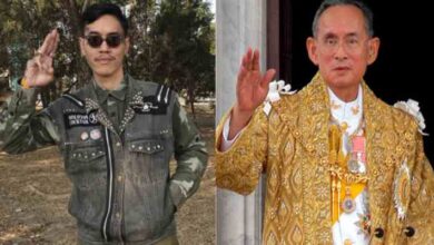 thailand a political activist who posted facebook against the king was jailed for 28 years
