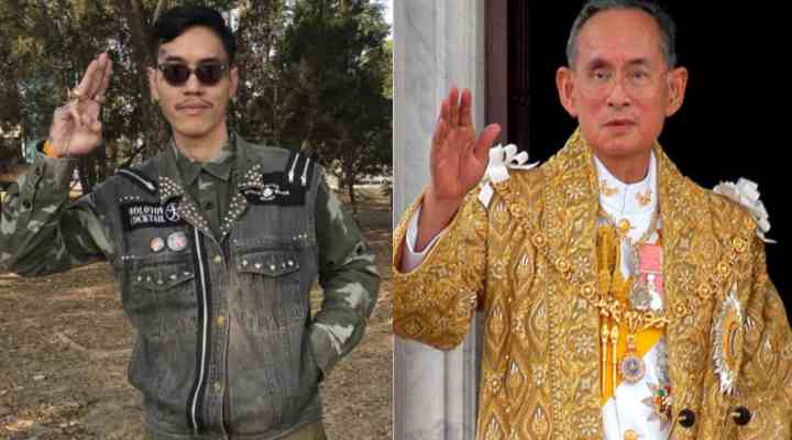thailand a political activist who posted facebook against the king was jailed for 28 years
