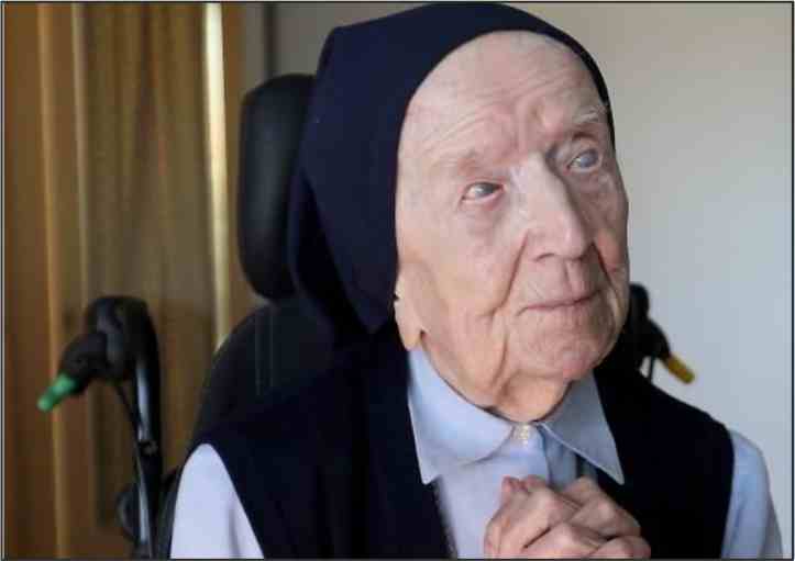 the worlds oldest person french nun lucile randon died at the age of 118