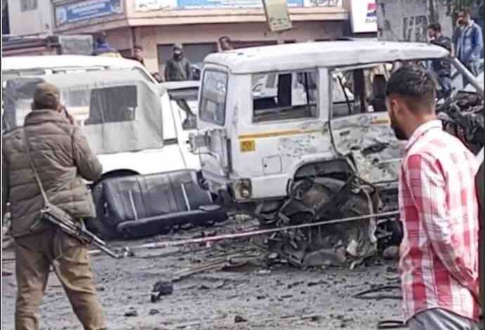 two mysterious explosion in narwal area of jammu 6 people injured