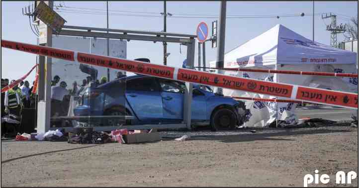 2 israelis were killed and 5 injured in the operation of running under a car in al quds