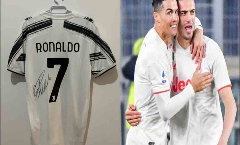 ronaldo autographed jersey auctioned for earthquake relief in turkey