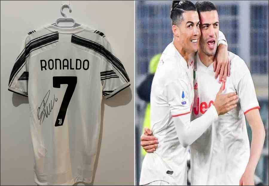 ronaldo autographed jersey auctioned for earthquake relief in turkey