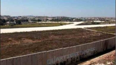 settlement projects in the jerusalem airport area, vacant since 1967