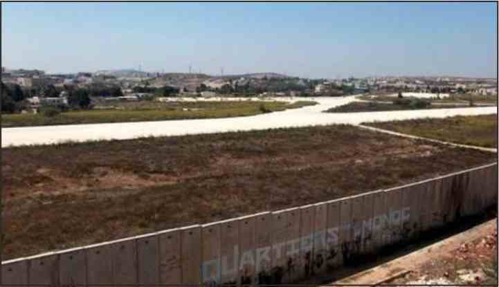 settlement projects in the jerusalem airport area, vacant since 1967