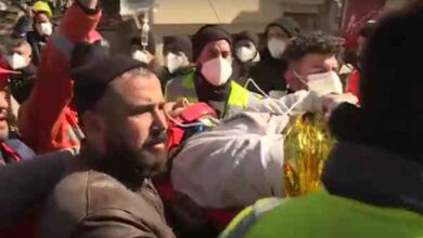 in a heartbreaking scene the girl was pulled alive from the wreckage after 248 hours