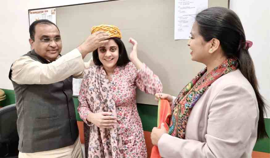 kausar jahan of bjp became the chairperson of delhi haj committee