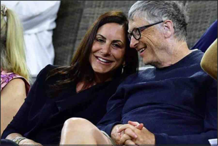 the new woman in bill gates life became the center of attention